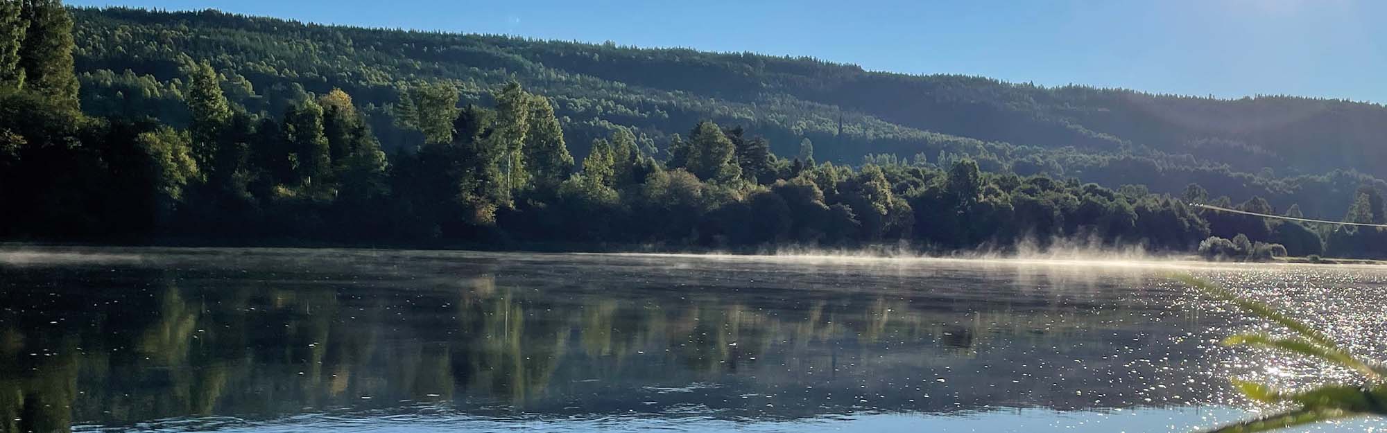 Klarälven en tidig höstmorgon.