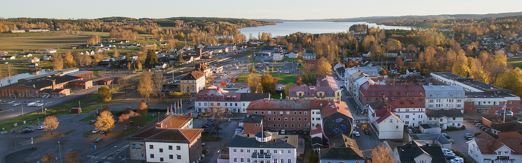 Flygfoto över Sunne